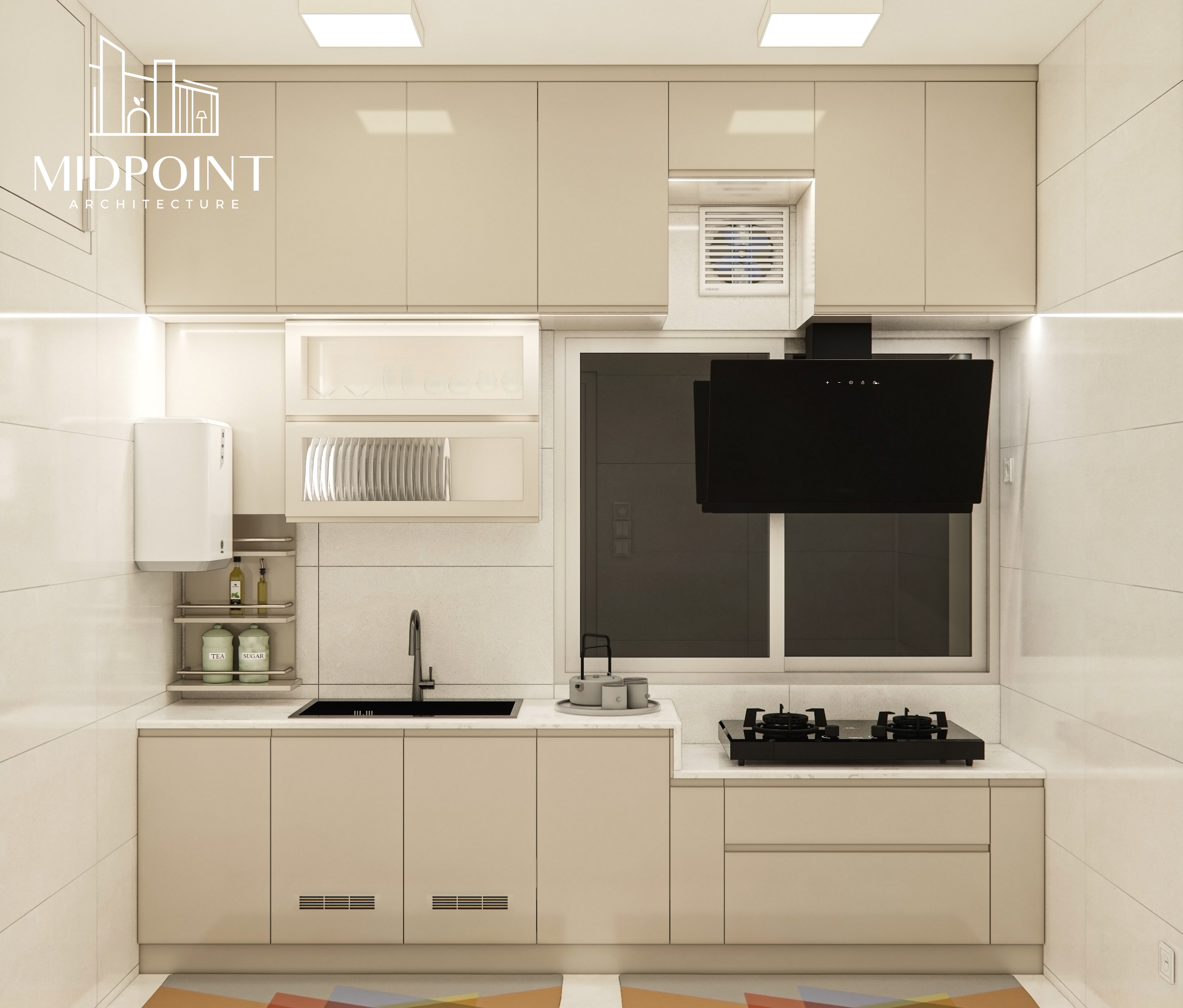 Arshinagar Apartment interior, view two
